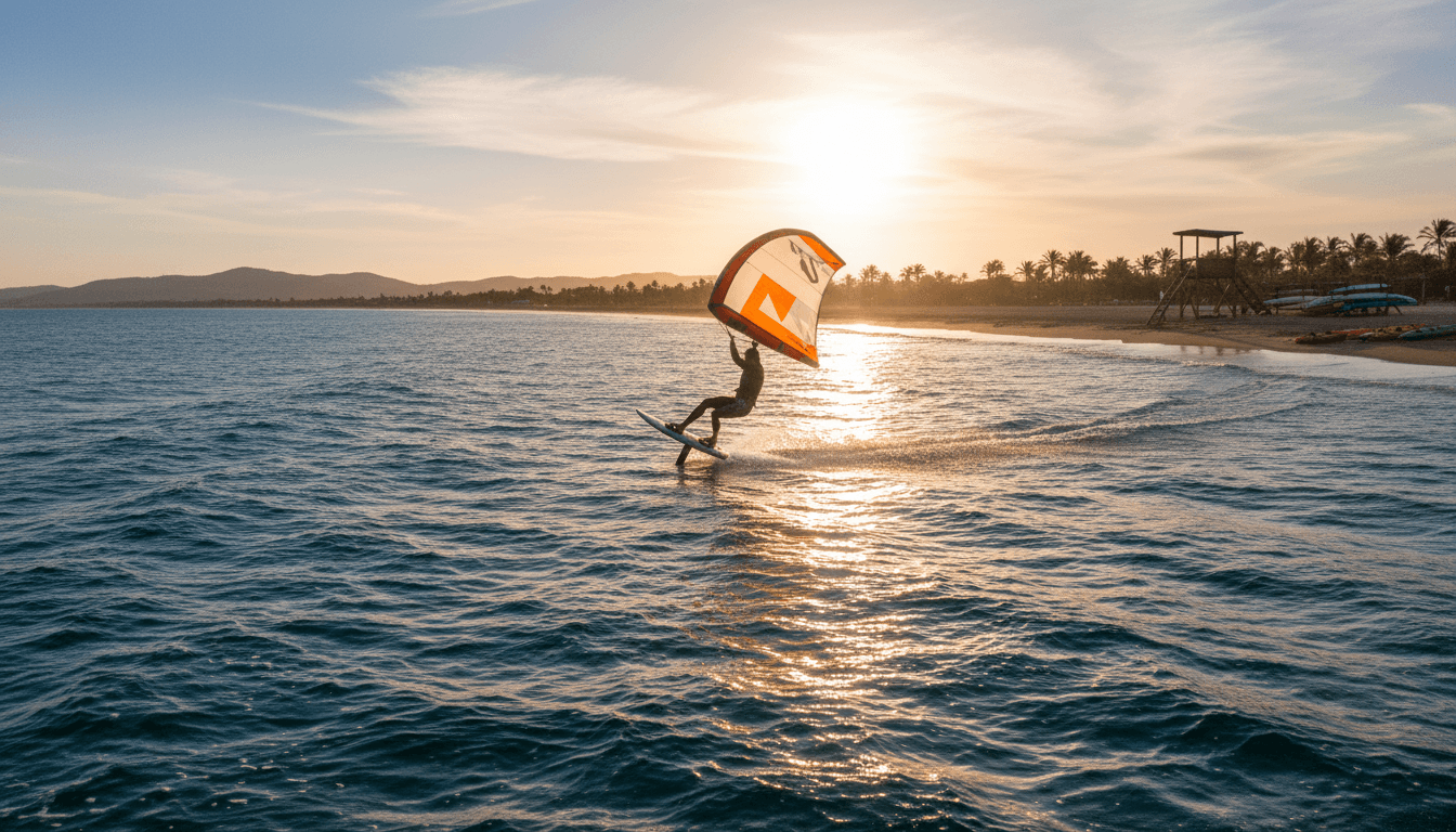 Person ready to ride jet ski on water
